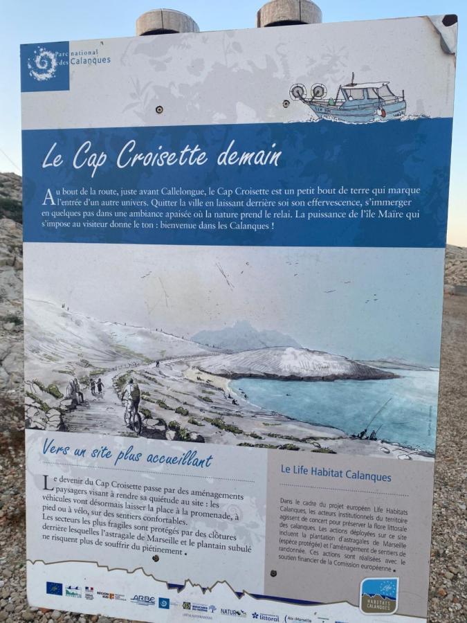 La Flibuste des Goudes: Calanques Seaside Retreat with Gardens Villa Marseille Exterior photo