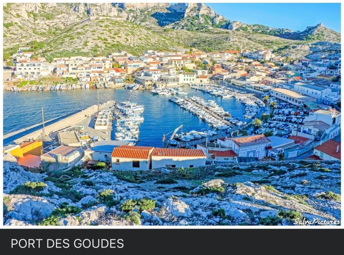 La Flibuste des Goudes: Calanques Seaside Retreat with Gardens Villa Marseille Exterior photo