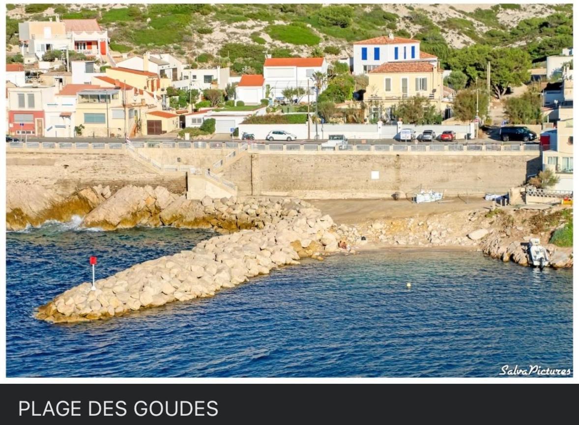 La Flibuste des Goudes: Calanques Seaside Retreat with Gardens Villa Marseille Exterior photo